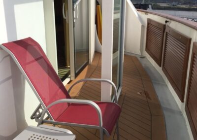 Weitblick über das offene Meer während einer Kreuzfahrt mit AIDA